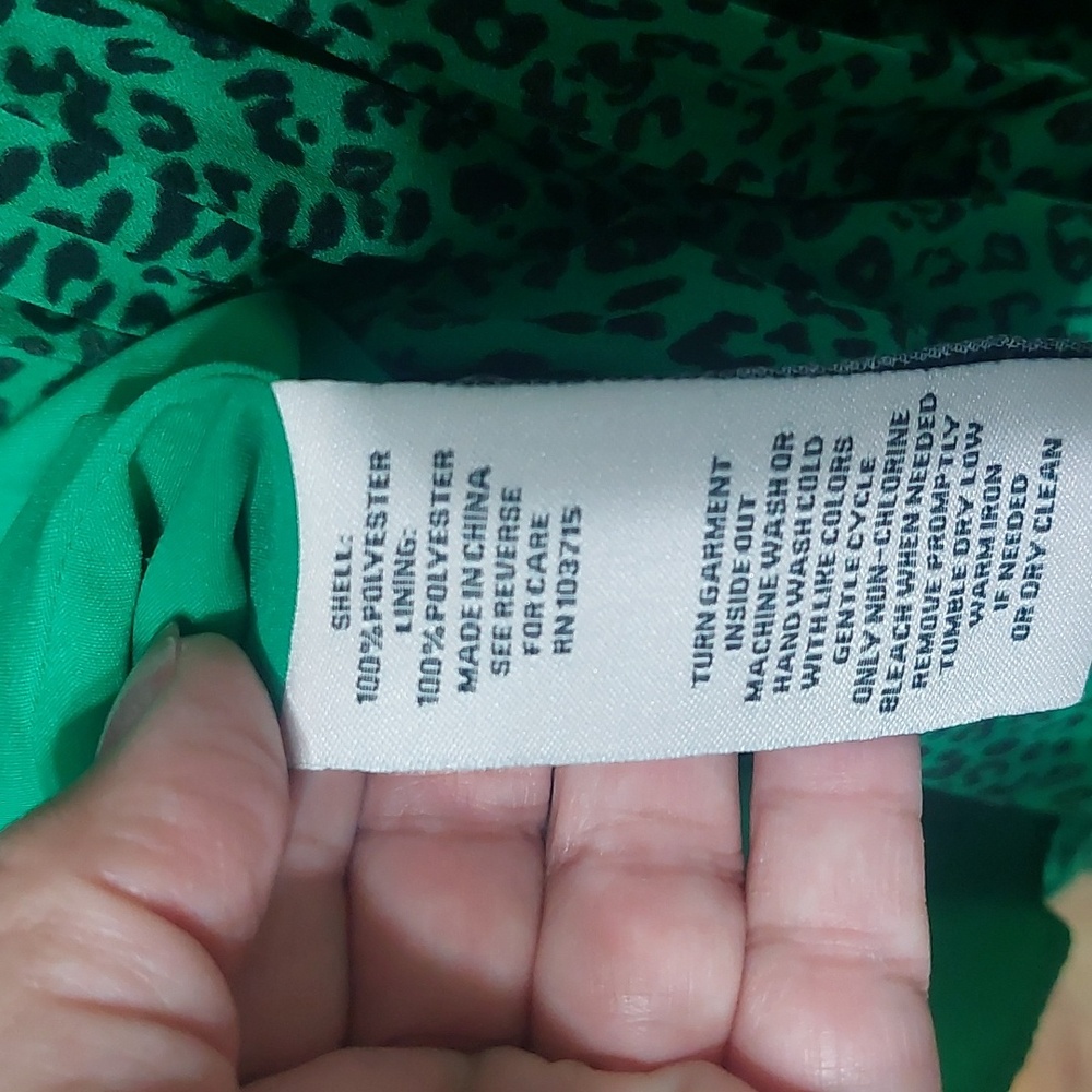 Nanette Lepore Emerald Animal Print Midi Dress - Picture 10 of 10